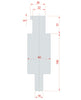 EUROSTAMP Part. No 4229 @ 150mm Upper Adapter