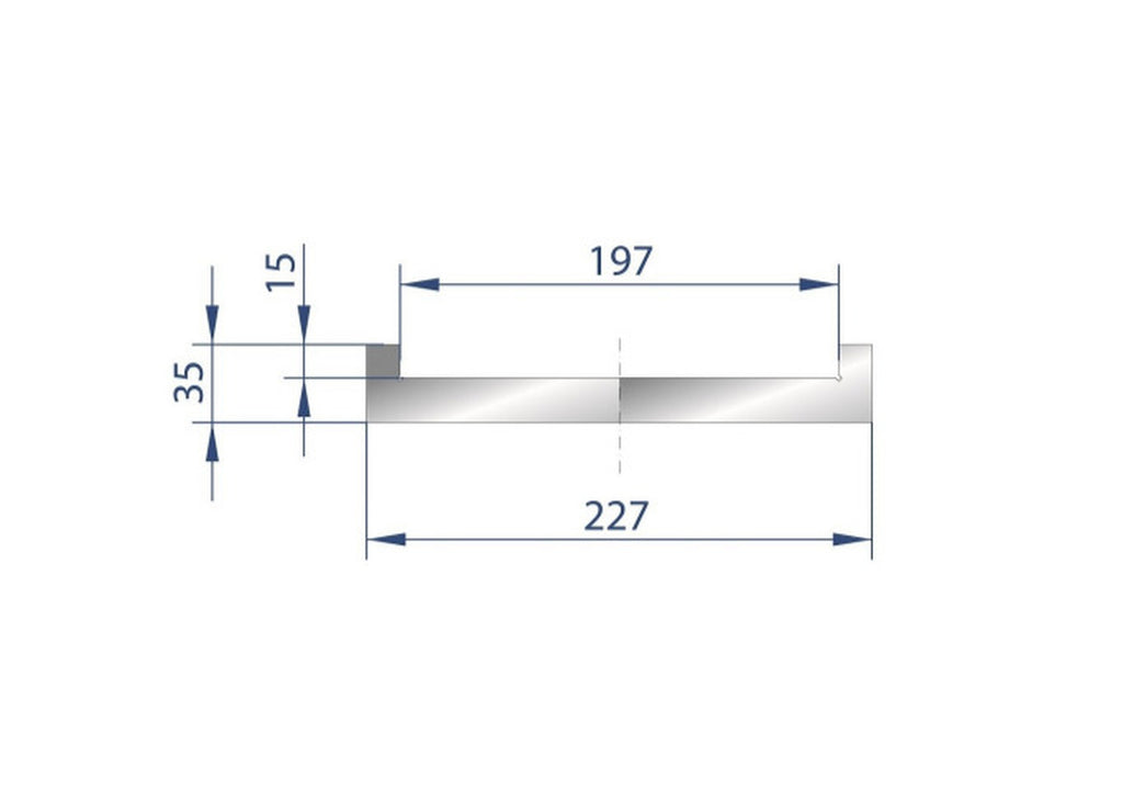 EUROSTAMP Part No. 9018 @ 3000mm Adapter for Adjustable Die Cod. 3190