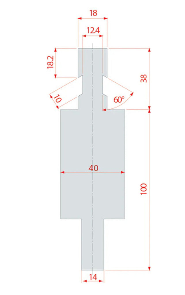 EUROSTAMP Part No. 4273 @ 150mm Upper Adapter