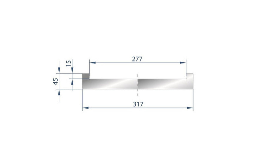 EUROSTAMP Part. No 9019 @ 2000mm Adapter for Adjustable Die Cod. 3191