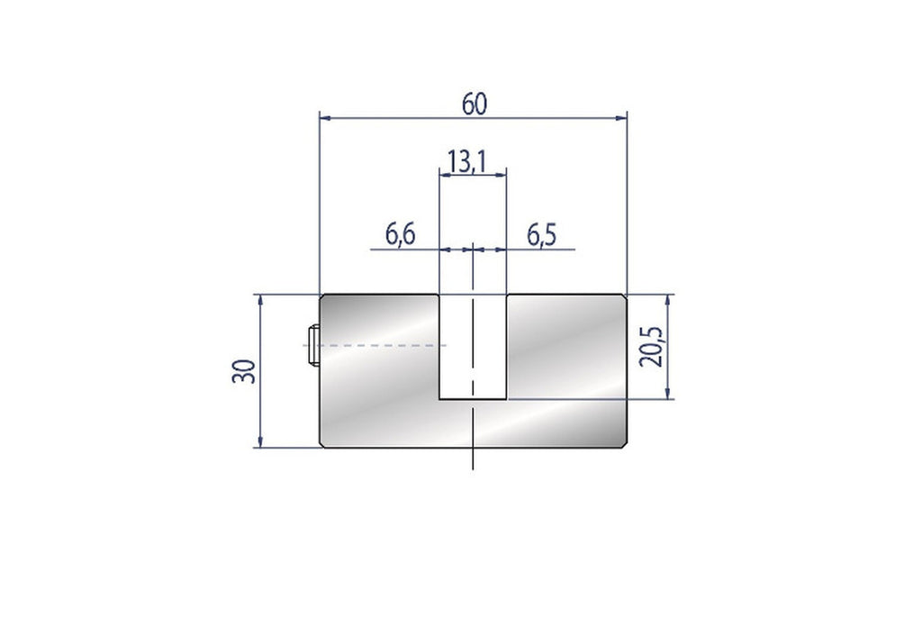 EUROSTAMP Part No. 4301 @ 500mm Lower Adapter
