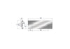 EUROSTAMP Part No. 5013 @ 150mm Clamp woth Front Screw Without Safety Tang