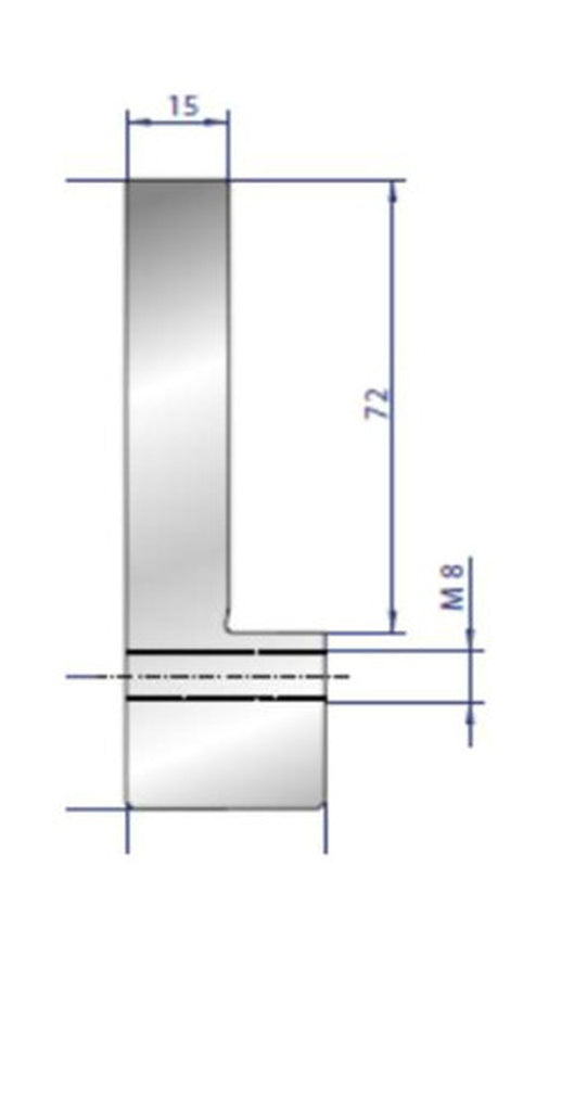 EUROSTAMP Part No. 4330 @ 500mm Hemming Support