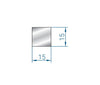 EUROSTAMP Part No. 8106 @ 835mm Drawn Square Bar