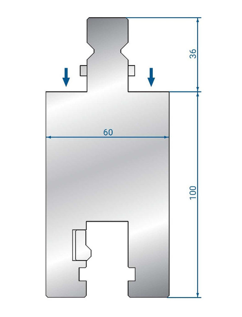 EUROSTAMP Part No. 4361 @ 150mm Extension