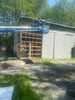 Custom Shelter w/ 2 x 20 ft Shipping Containers - 44 ft x 38 ft x 19 ft