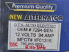 WPS Alternator 7294-SEN, 12V, 94A