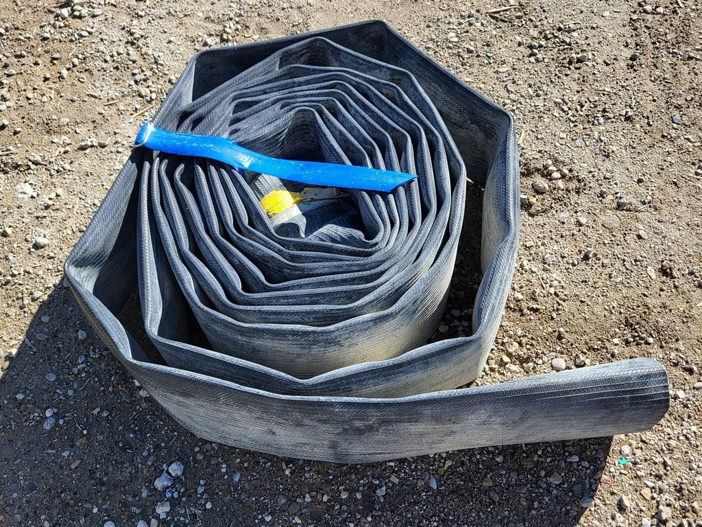 READYFLEX 6" x 40 ft Lay Flat Hose Black E2 P-261-1