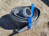 7" x 40 ft Lay Flat Hose Black w/ Coupling