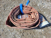 6" x 45 ft Lay Flat Hose Red w/ Coupling