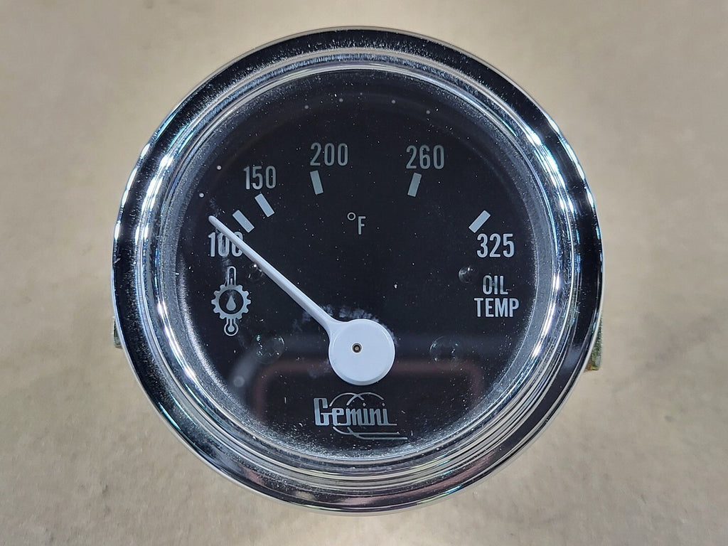 GEMINI Oil Temperature Gauge 12V, 100-325F, 75045