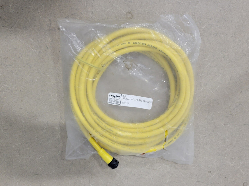 EFECTOR 18/4 AWG Cord MICRO/4-AC-X/X-SOL-PVC-5M/W