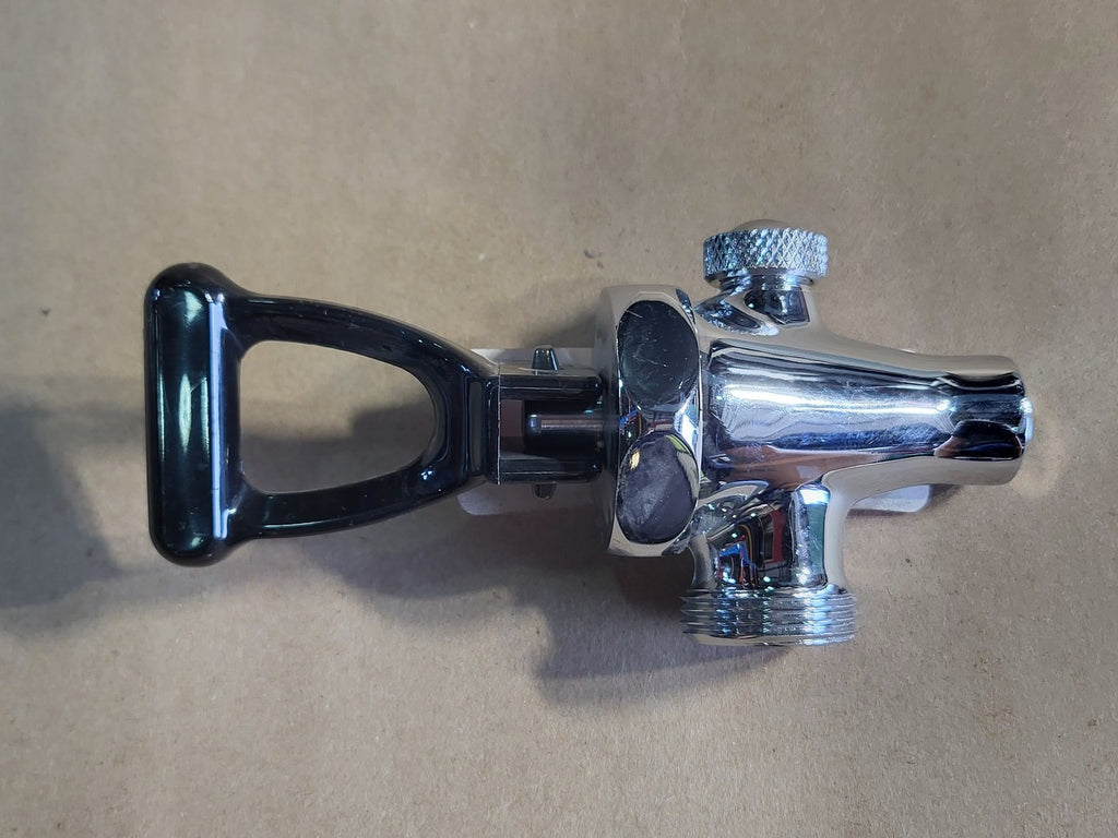BUNN-O-MATIC Faucet CRM Black Handle w/ Clean Out 07059.0003