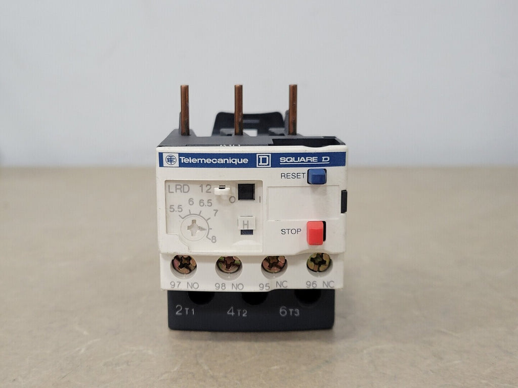 SCHNEIDER ELECTRIC 5.5-8 Amp Thermal Overload Relay LRD 12