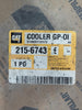 CATERPILLAR Oil Cooler 215-6743