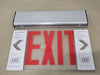 LITHONIA LIGHTING Edge Lit LED Exit Sign Red EDG 1 R EL SD M6