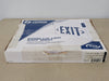 LITHONIA LIGHTING Edge Lit LED Exit Sign Red EDG 1 R EL SD M6