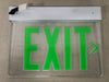 EXITRONIX LED Edge Lit Exit Sign Green 902-U-WB-GW-ZC-WH-G2