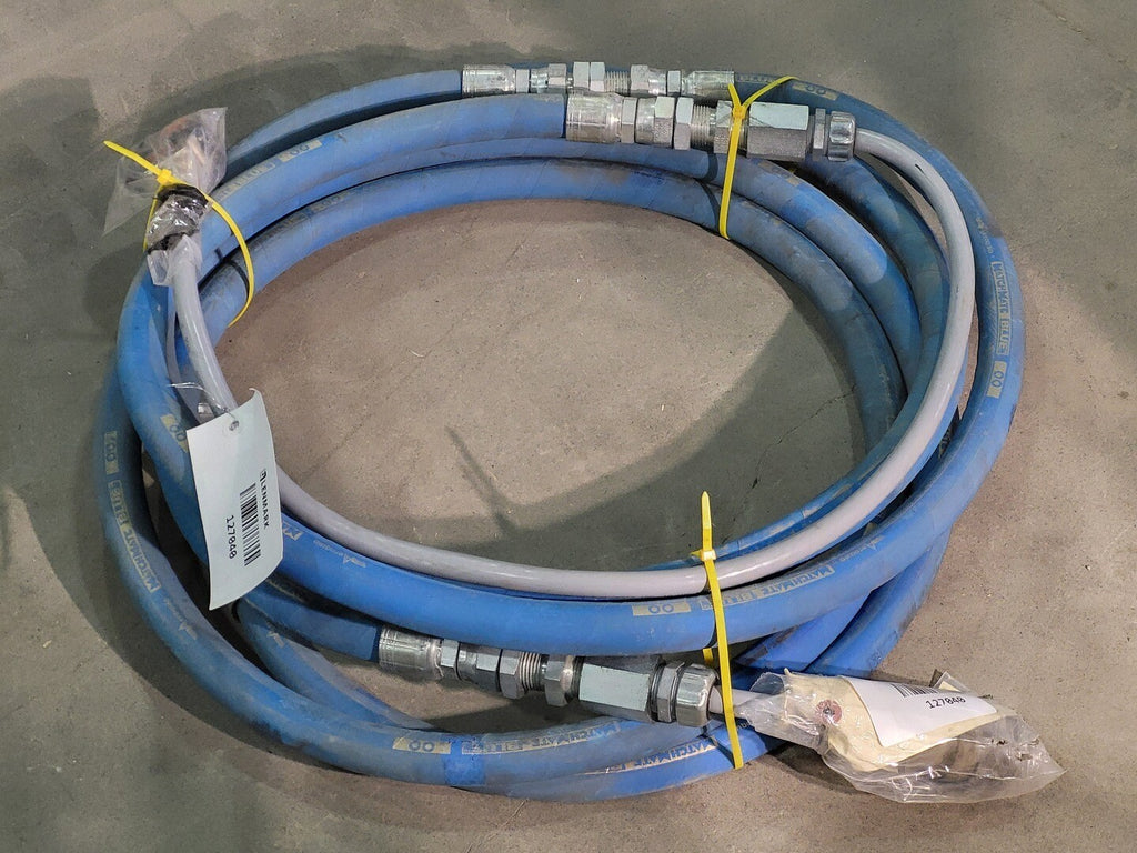8 meters Cable FT1 90C 600V w/ Matchmate Blue Hose and Connectors