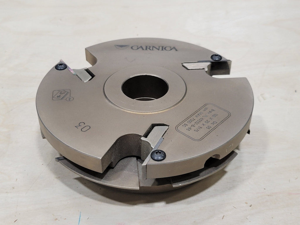 GARNIGA 3 Knife Moulder Head 150x20x31.75, 63332-B-83