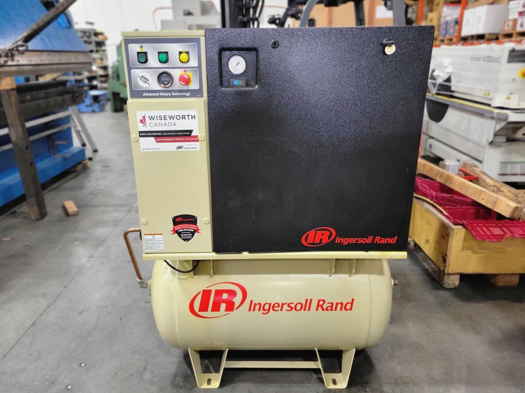 INGERSOLL-RAND 5 HP, 16 CFM, 150 PSI Rotary Screw Air Compressor UP6-5TAS-150