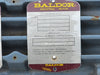 BALDOR 10-2.5 hp, 575 volts, 1765/880 rpm, 256T Electric Motor 