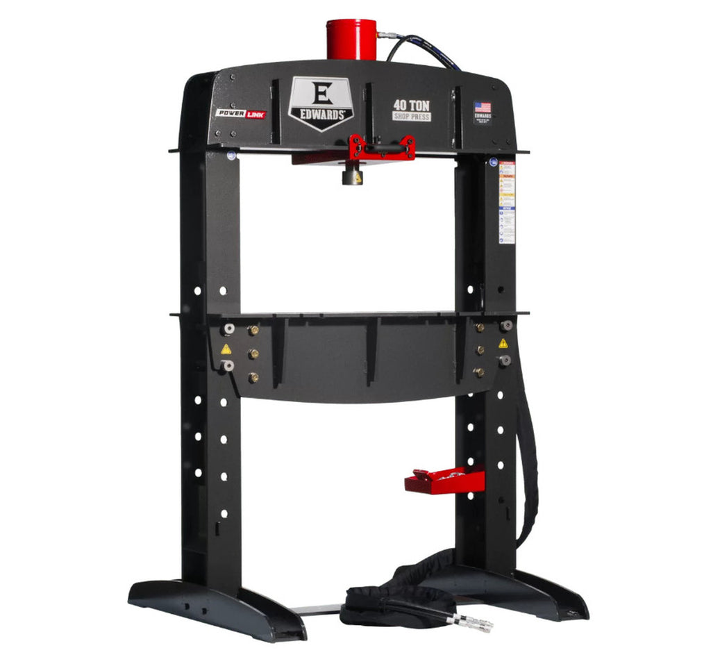 EDWARDS 40 Ton Shop Press and Portable Power Unit 230V, 3 ph