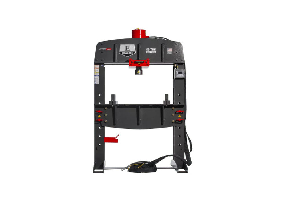 EDWARDS 60 Ton Shop Press with PLC and Portable Power Unit 230V, 3 ph
