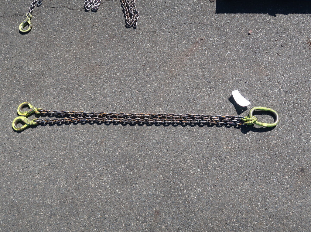 CONTINENTAL Double Leg Rigging Chain w/ Self Locking Hooks
