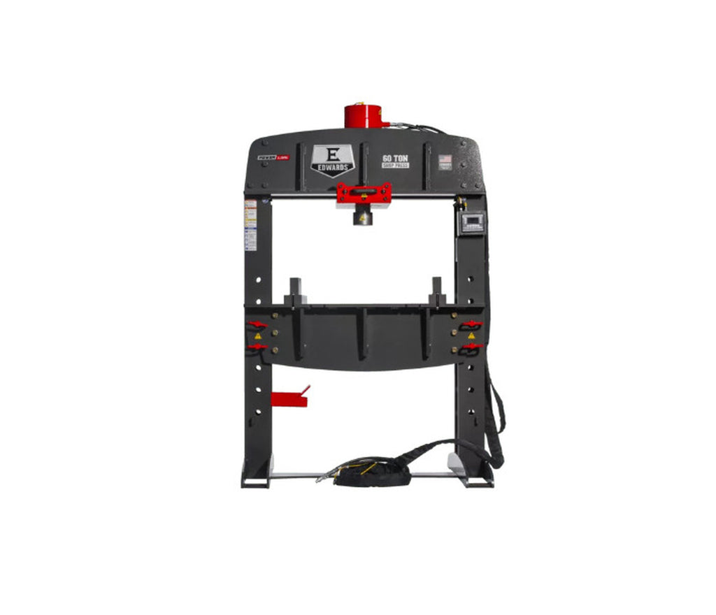 EDWARDS 60 Ton Shop Press w/ PLC and Portable Power Unit 230V, 3 ph