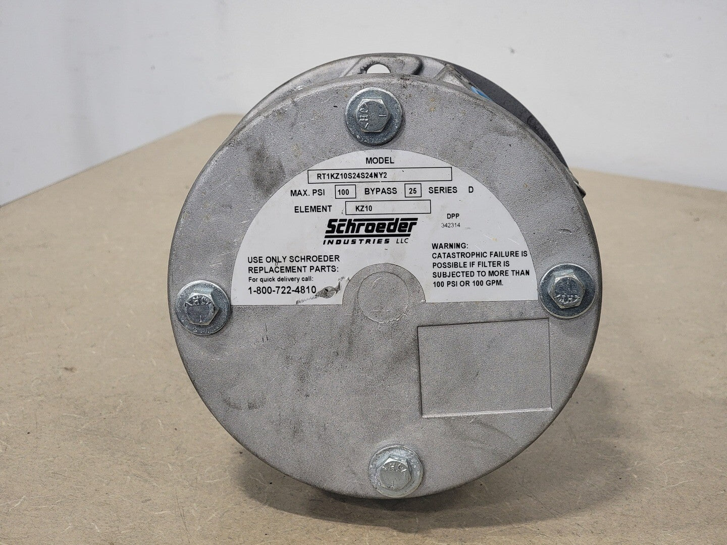 Hidrolik Schroeder Filter Element Kz10 KZ25