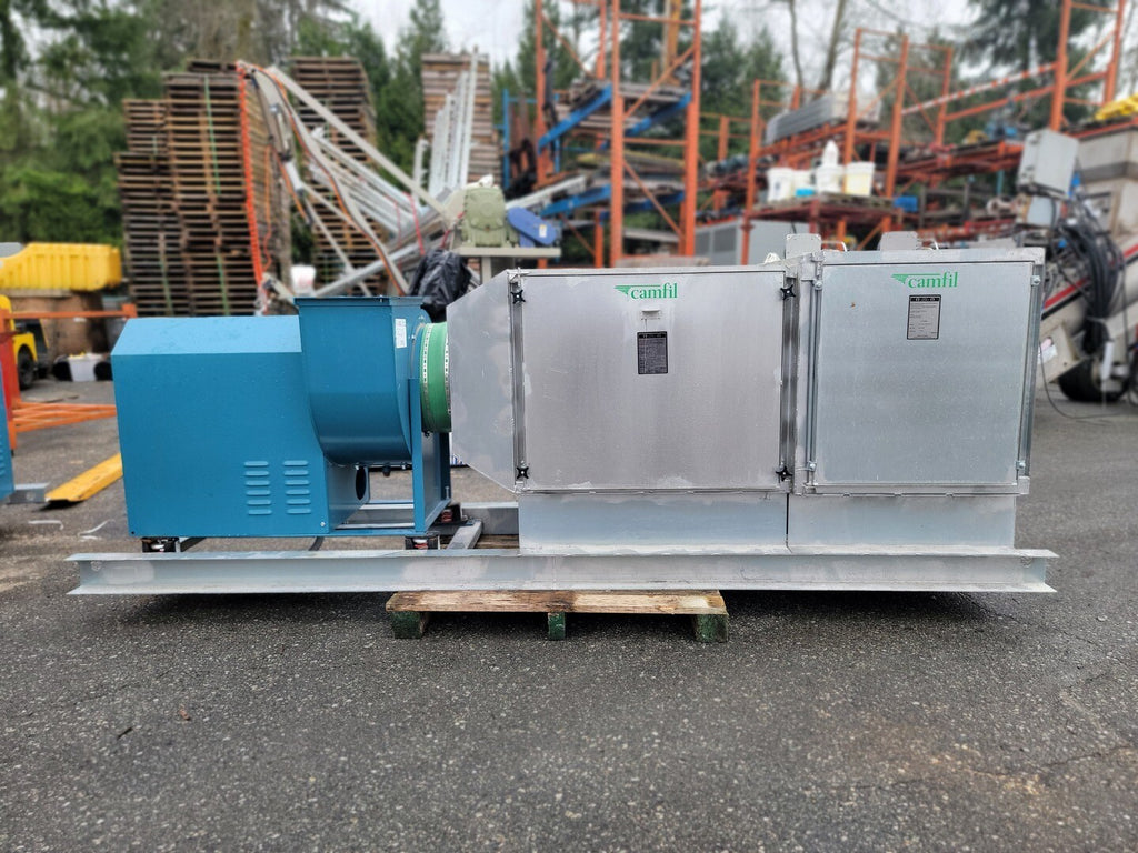 CAMFIL HVAC Housing & Air Filtration System M/P 4-12I PF/G/P-SMHI w/ VFD, Motor, Blower