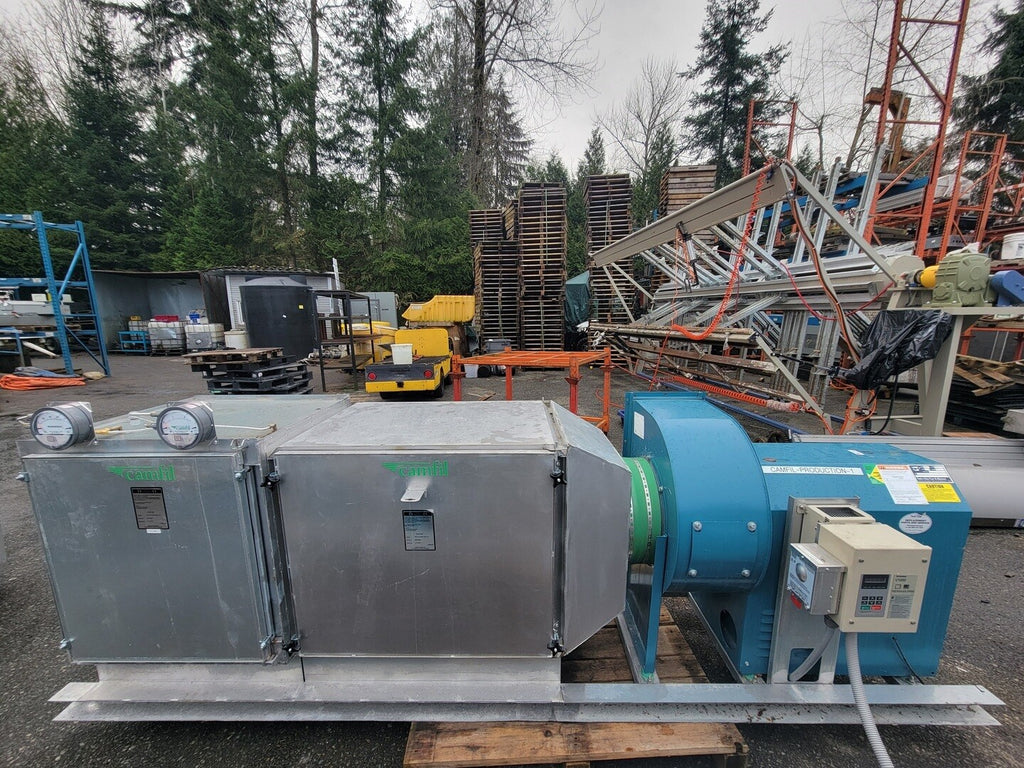 CAMFIL HVAC Housing & Air Filtration System M/P 4-12I PF/G/P-SMHI w/ VFD, Motor, Blower