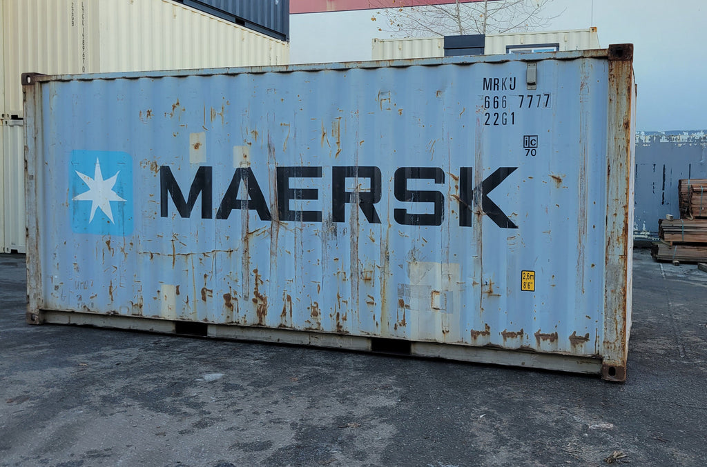 20 ft Standard Shipping Container w/ Roof Removed - MRKU6667777