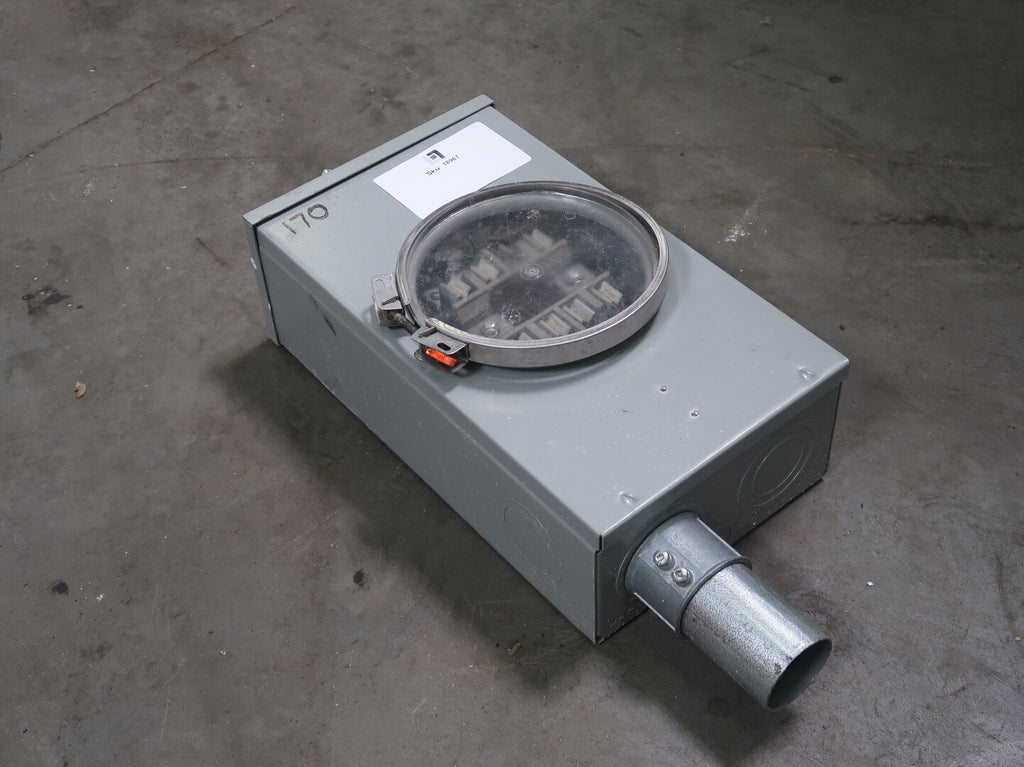 COMMANDER 7 Jaw Meter Socket  100 Amp Neut Over/Un P17-0-1N1 