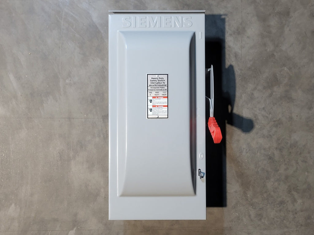 SIEMENS Fusible Heavy Duty Safety Switch HFC363R, 100A, 600V, 3P