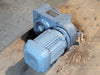 SEW-EURODRIVE 90.59:1 Gear Reducer FA67A w/ 1.5 hp Electric Motor DRN90S4/FG/RI