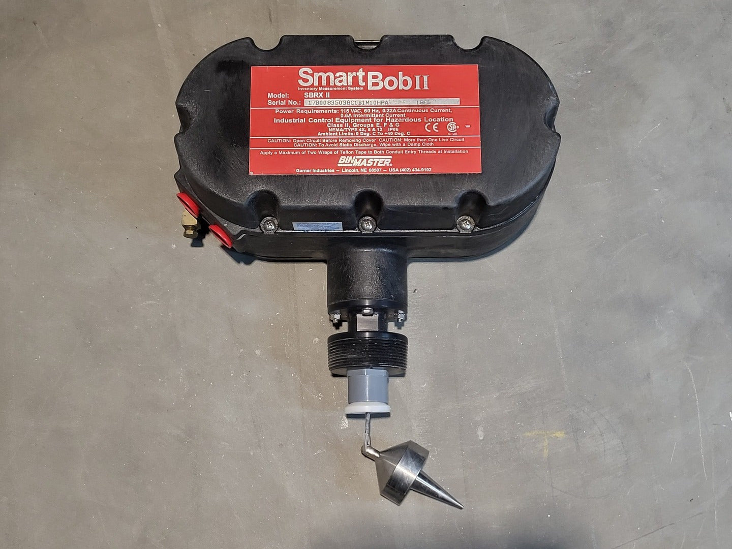 BIN MASTER Smart Bob II 18ft Level Sensor SBRX