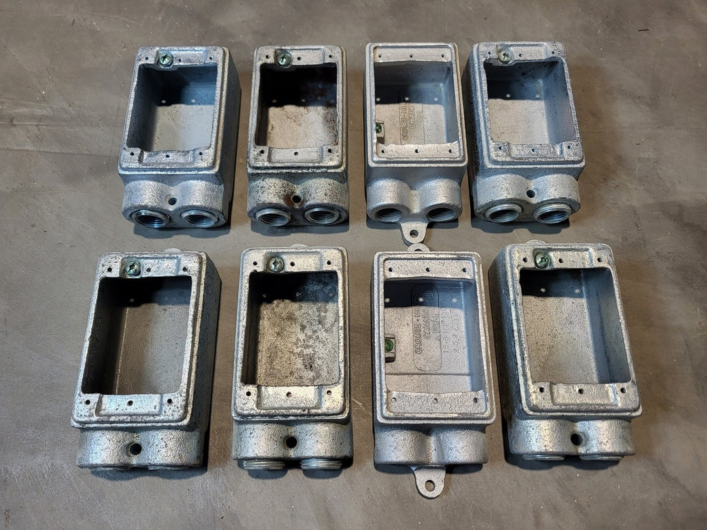 APPLETON 3/4" Condulet Device Box FSS, 1 Gang (Box of 8)