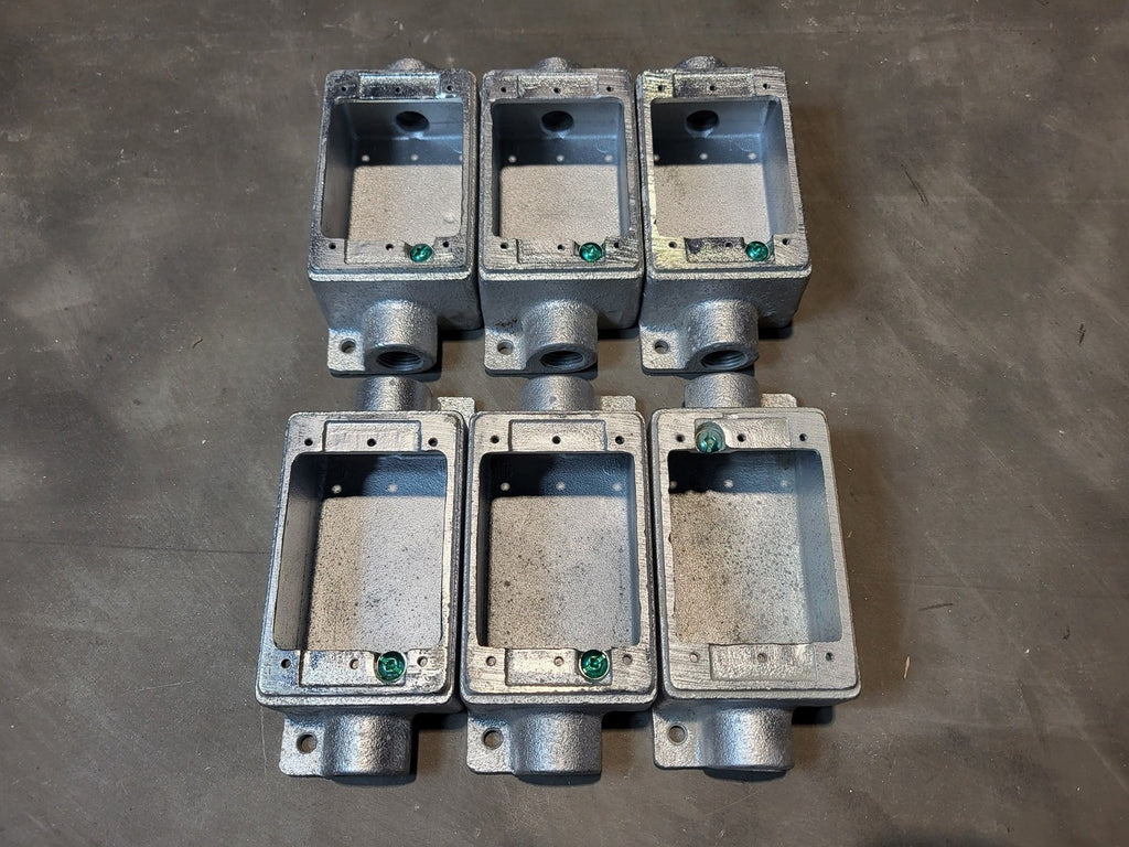 APPLETON 1/2" Single Gang Threaded Unilet FSC-1 (Box of 6)