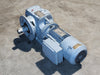 SEW-EURODRIVE 217.41:1 Worm Gear Reducer SF67A w/ 0.5hp Electric Motor SF67DT80K6BMG05HF