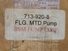BROWN & SHARPE Flange Mounted Rotary Gear Pump 713-920-8