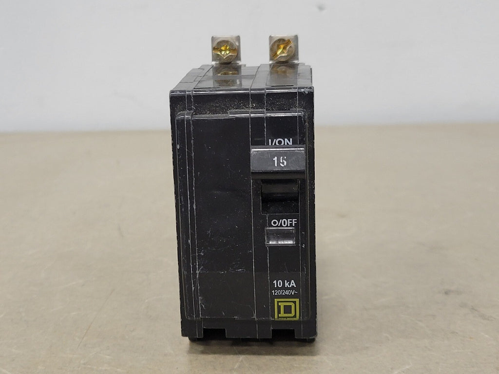 SQUARE D 15 Amp, 2 Pole, 120/240 volts Circuit Breaker QOB215