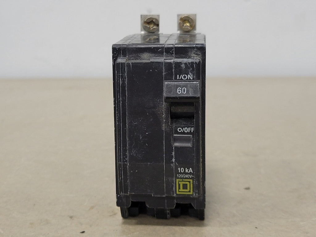 SQUARE D 60 Amp, 2 Pole, 120/240 vols Circuit Breaker QOB260