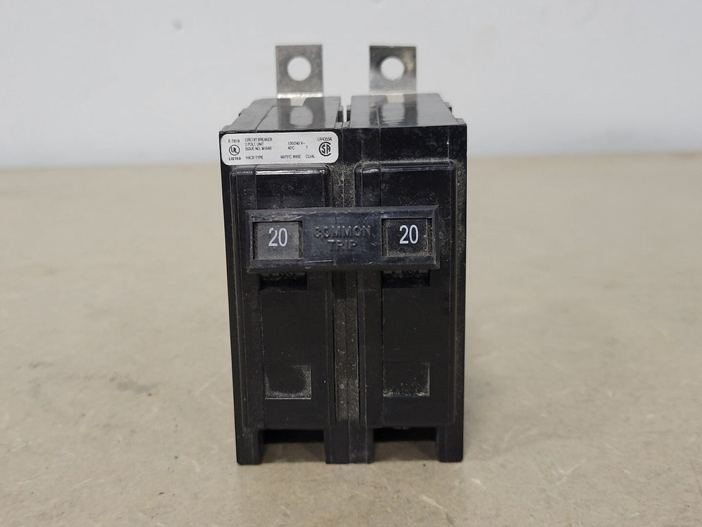 EATON 20 Amp, 2 Pole, 120/240 volts Circuit Breaker QBHW2020