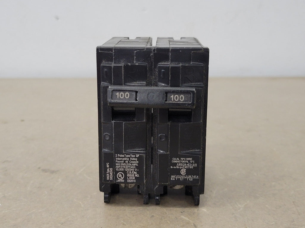 SIEMEN 100 Amp, 2 Poles, 120/240 volts Circuit Breaker Q2100