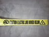 TECHSPAN Barricade Tape TT-800, Caution Electric Line Buried Below