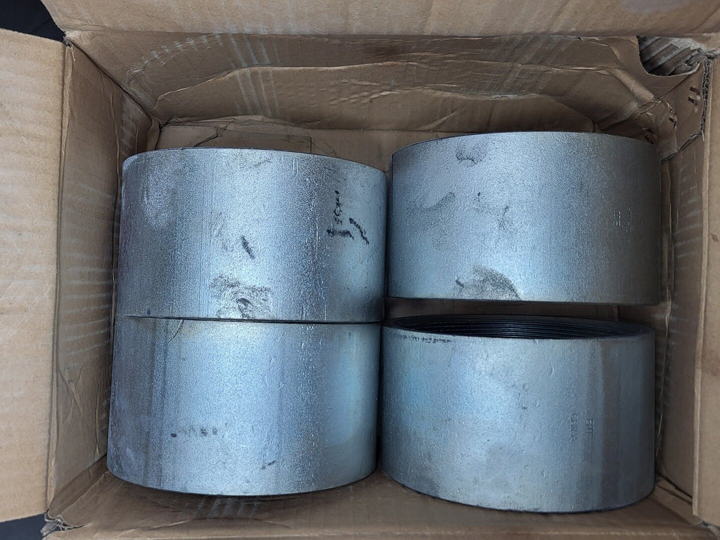 BOSHART 6" Galvanized Taper Tapped Coupling GMC-60 (Box of 4)