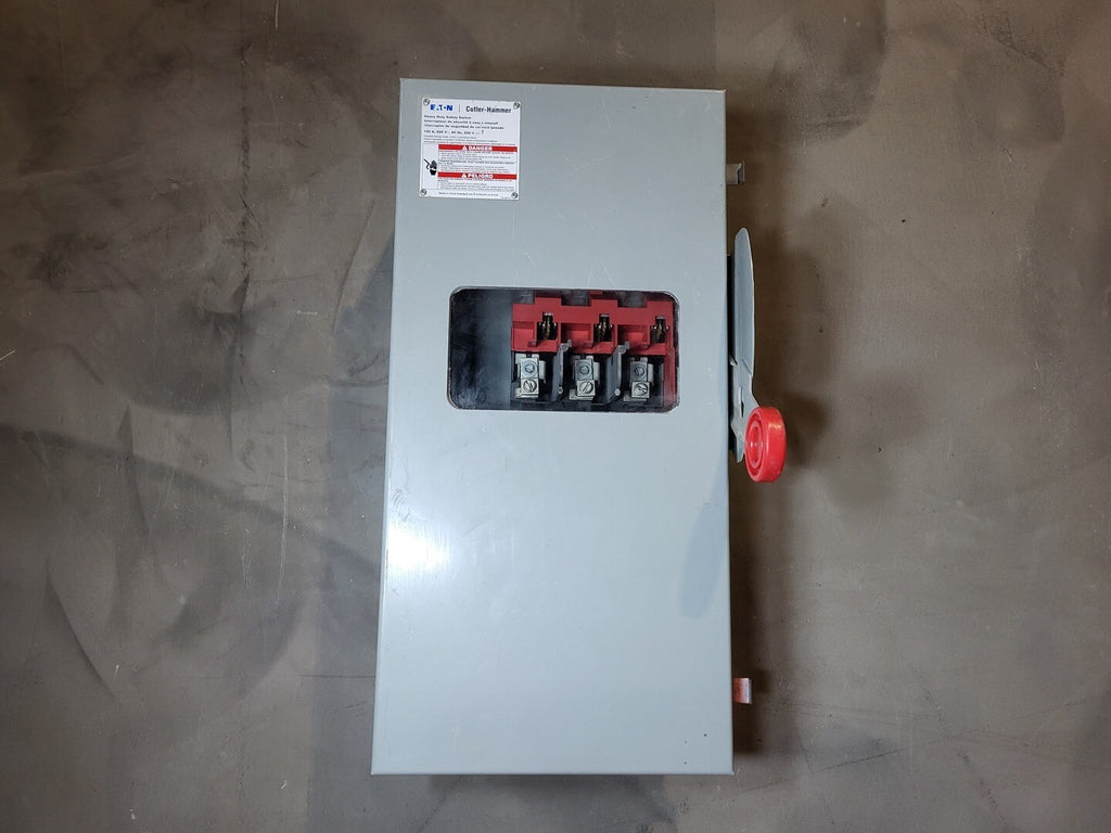 CUTLER-HAMMER 100 Amp, 3 Pole, 600 volts Non-Fused Disconnect Switch 12HD363NFW