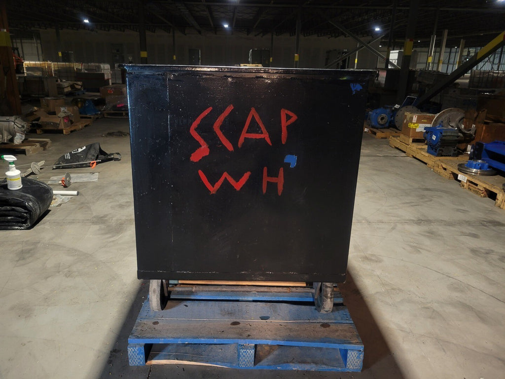 Scrap Metal Bins w/ Wheels 48" x 48" x 45"